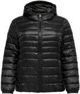 ONLY CARMAKOMA Damen Cartahoe Quilted Hood Jacket Otw Steppjacke, Schwarz, 46 Gro&szlig;e