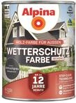 Alpina Holz-Wetterschutz-Farben &ndash; Anthtrazitgrau, deckend &ndash; bis zu 12 Jahre