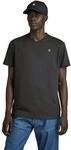 G-STAR RAW Herren Base-S V-Neck T-Shirt, Schwarz (dk black D16412-336-6484), XL