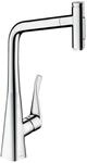 hansgrohe K&uuml;chenarmatur Metris Select mit Schlauchbox (Wasserhahn K&uuml;che 110&deg;oder