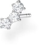 Thomas Sabo Damen Ohrring Einzel Ohrstecker wei&szlig;e Steine 925 Sterling Silber