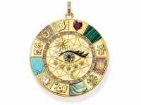 THOMAS SABO Damen Anhänger Amulett magische Glückssymbole 925 Sterlingsilber,...