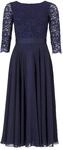 Swing Damen Abendkleid Marine 34
