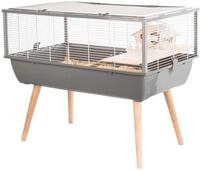 Zolux K&auml;fig Neo Nigha klein L 77,5 x T 47,5 x H 64,5 cm, Grau