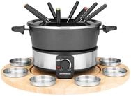 GASTROBACK #42566 Fondue Set, praktischer Drehteller mit 8 Edelstahl-Saucenbeh&auml;lter