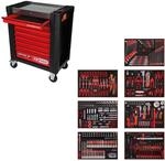 KS Tools 810.7397 PERFORMANCEplus Werkstattwagen P10 mit 8 Schubladen, best&uuml;ckt mit