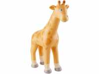 HABA 304754 - Little Friends – Giraffe, Tierfigur aus strapazierfähigem Kunststoff