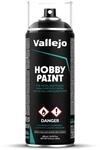 Vallejo Hobby Paint Spray Schwarz 400 Ml. Imprimierungsspray f&uuml;r Modellbau und