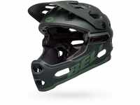 Bell Bike Unisex – Erwachsene SUPER 3R Helme, Matte Green, S