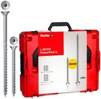 fischer L-Boxx PowerFast II, 1.801-teiliges Schraubeneset, Spanplattenschrauben...