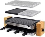 Syntrox Germany RAC-1500WB Lugano Raclette mit 4 Platten mit antihaftbeschichteter