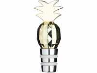 BarCraft Neuheit Weinflaschenverschluss - Ananas Design aus Metall mit Geschenkbox,