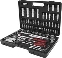 KS Tools 918.0796 1/4 Zoll + 1/2 Zoll CHROMEplus Steckschl&uuml;ssel-Satz | mit 2