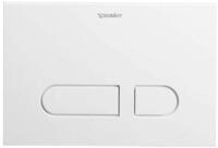 Duravit DuraSystem Bet&auml;tigungsplatte A1 mechanisch f&uuml;r WC, 217x146,5 mm,