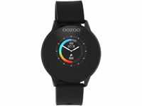 Oozoo Smartwatch Unisex Fitnessuhr 43mm mit 20mm Silikonarmband für Damen und...