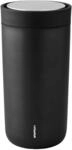 Stelton To-Go Click - Thermobecher, doppelwandige Isolierflasche - Rostfreier,
