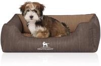 Knuffelwuff Orthop&auml;disches Hundebett Outlander aus Laser-gestepptem Kunstleder M-L