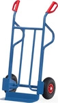 Fetra Stahlrohrkarre, Tragkraft 350 kg, H&ouml;he 1200 mm, Vollgummir&auml;der
