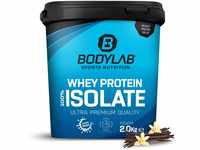 Whey Protein Isolate 2kg Vanille Bodylab24, Eiweißpulver aus Whey Isolat, Whey