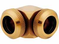 Corsair Hydro X Series XF Hardline 90 Degree 12mm OD Fittings, Twin Pack (Solid Brass
