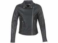 Vila Clothes Damen Vicara Faux Leather Jacket Jacke, Schwarz, 36...
