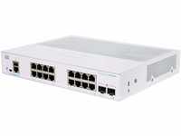 Cisco Business CBS350-16T-E-2G Managed Switch | 16 GE-Ports | Ext. Netzteil | 2 x