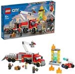 LEGO 60282 City Mobile Feuerwehreinsatzzentrale Bauset, Feuerwehrauto Spielzeug