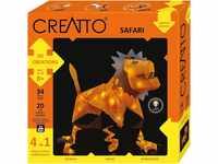 KOSMOS 3553 CREATTO Safari 3D-Leuchtfiguren entwerfen, 3D-Puzzle-Set für Löwe,