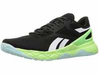 Reebok Damen NANOFLEX TR Running Shoe, core Black/digital Glow/neon Mint, 42.5...