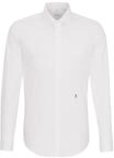 Seidensticker Herren Mens Slim Longsleeve Cotton Hemd, Wei&szlig;(676550), 39 EU