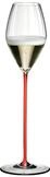 RIEDEL High Performance Champagnerglas, Einzelpackung,klares u. rotes