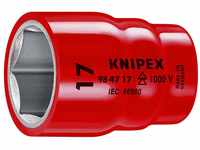 Knipex Steckschlüsseleinsatz für Sechskantschrauben mit Innenvierkant 1/2" 55 mm 98
