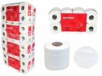 Großpackung mit 64 Rollen Toilettenpapier | 2-lagig | Katrin Toilet 250 |...