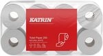 Gro&szlig;packung mit 64 Rollen Toilettenpapier | 2-lagig | Katrin Toilet 250 | weich und