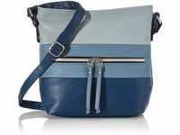 TOM TAILOR - Womenswear ELLEN Damen Umhängetasche M, mixed blue, 25,5x5,5x23,5