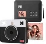KODAK Mini Shot 3 Retro 4PASS 2-in-1 Sofortbildkamera und Fotodrucker (7,6x7,6cm) + 8