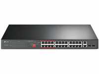 TP-Link TL-SL1226P 24-Port Fast Ethernet Unmanaged PoE+ Switch + 2 Gigabit...