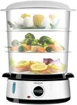 Cecotec Elektrischer Dampfgarer Vapovita 3000 Inox, 3 Unabh&auml;ngige Beh&auml;lter,