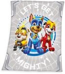 Herding Paw Patrol Fleecedecke, 130 x 160 cm, Polyester, Grau