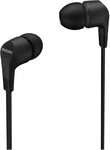 Philips Kopfh&ouml;rer In Ear E1105BK/00 mit Inline-Fernbedienung (Neodym-Treiber,
