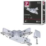 Paulmann 97656 URail Verbinder T-St&uuml;ck 104x62 mm max. 1.000W Chrom matt