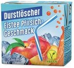 Durstl&ouml;scher Eistee Pfirsich 12 x 500 ml: Erfrischungsgetr&auml;nk mit Tee-Extrakt...
