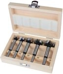 Makita D-47363 Forstnerbohrer-Set 5-teilig in Holzkassette, &Oslash; 15, 20, 25, 30, 35 mm,