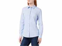 JDY Damen JDYMIO L/S Shirt WVN NOOS Bluse, Blau (Cashmere Blue Stripes: Cloud