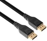 Club 3D CAC-1061 DisplayPort 1.4 HBR3 8K Kabel Schwarz