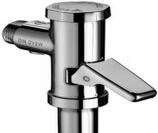 Schell WC-Drucksp&uuml;ler, Messing mit Sp&uuml;lstromregulierung, Verwendung: Flach und