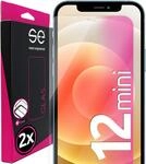 2 x se&reg; f&uuml;r iPhone 12 mini f&uuml;r Panzerglas - aus Deutschland 100% Passgenau mit