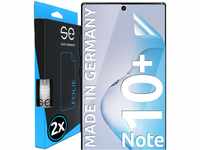 S.E für Samsung Galaxy Note 10 Plus Folie, 2x Full Screen, Positionierhilfe,...