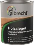 Albrecht Holzsiegel | Farblos Hochglanz 750 ml | PU‑Alkydharzlack 