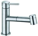 Kludi K&uuml;chenarmatur Einhand-Wasserhahn druckfest mit ausziehbarem Auslauf...